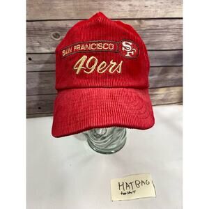 Vintage Sports Specialties Cord Cap San Francisco 49ers Corduroy Adjustable Hat